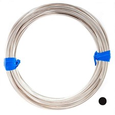 19 Gauge 925 Sterling Silver Round Half Hard Wire Made in USA 5FT