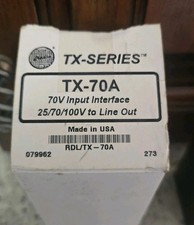 NEW IN OPEN BOX RDL TX-70A Input Interface with Unbalanced Line Out