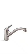KOHLER Jolt Single-Handle Standard Kitchen Faucet in Vibrant Stainless 30613-VS
