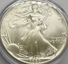 1989-P $1 American Silver Eagle BU Coin 1 Oz $1 Dollar UNC 2nd Year Issue #14295