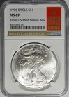 1996 NGC MS69 AMERICAN SILVER EAGLE - FROM U.S MINT SEALED BOX WG6