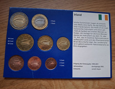 Irland Euro-Kursm&uuml;nzenset 2002 1 Cent&ndash;2 Euro Harfe