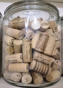 Assorted Real/Natural Used Wine Corks - Lot of 30 - No Plastic / Champagne