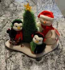 Hallmark 2006 Jingle Pals Very Merry Trio Singing Snowman Sound/Motion Works