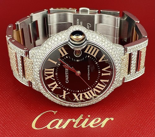 Cartier Ballon Bleu 42mm Men's 18k Rose 