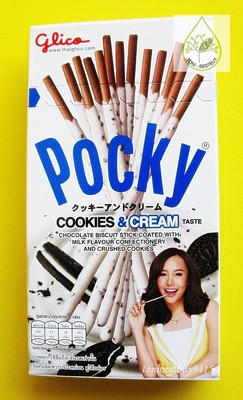 Glico POCKY Chocolate Desserts COOKIES&CREAM Japanese Biscuit Sticks Candy Snack
