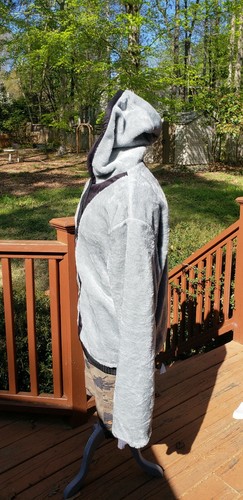 Rare Washington Capitals 2XL Full Zip Hoodie Jacket Black/ Gray Fleece Interior - Picture 11 of 12