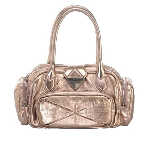 Botkier Backpack Womens Gray Pebbled Leather Top Handle  display picture 1