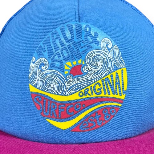 Early 00’s MAUI & SONS Surfer Graphic Spellout Trucker Baseball Cap - Picture 5 of 7