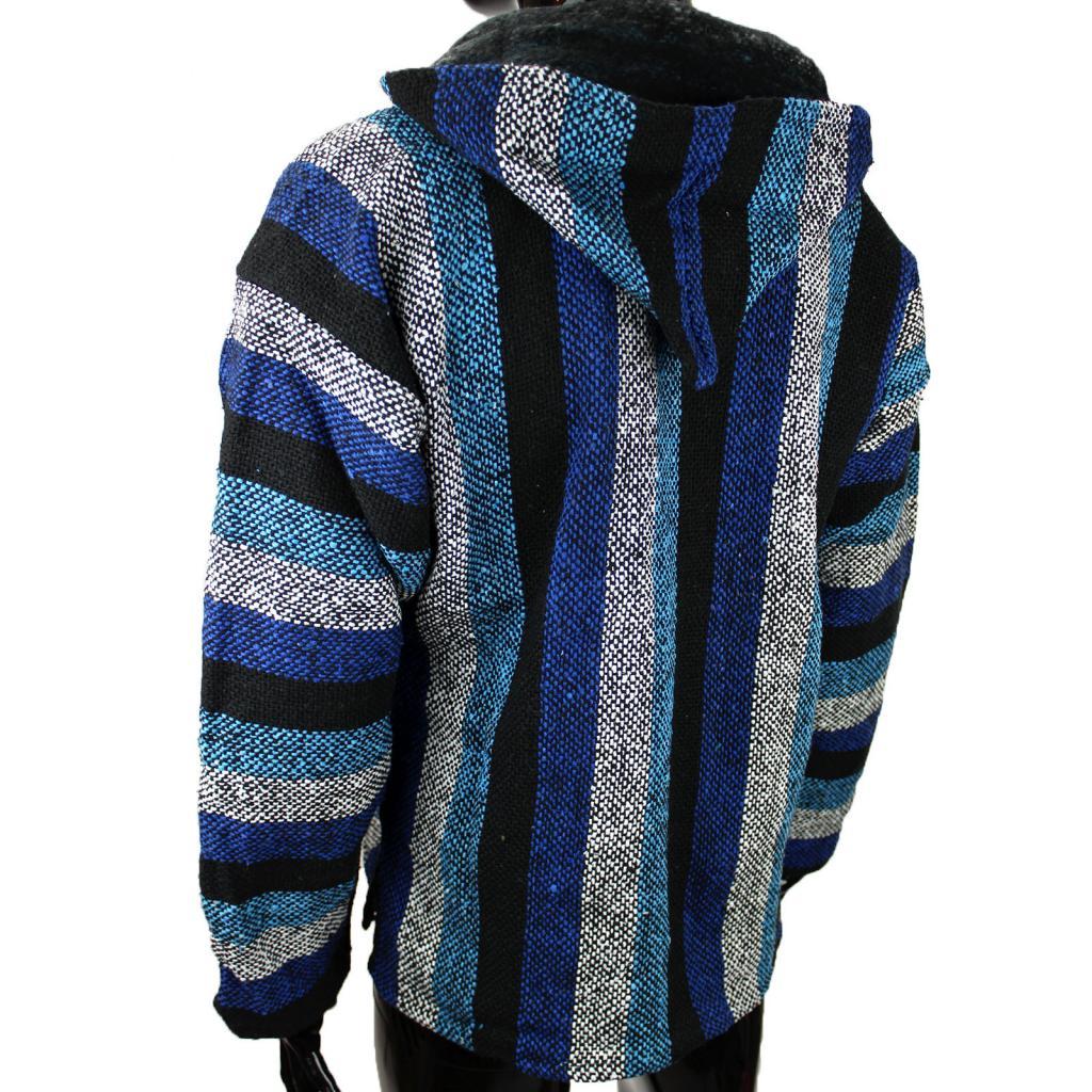 Siesta Mexikanischer Baja Jerga Kapuzenpullover, Hippie-Pullover