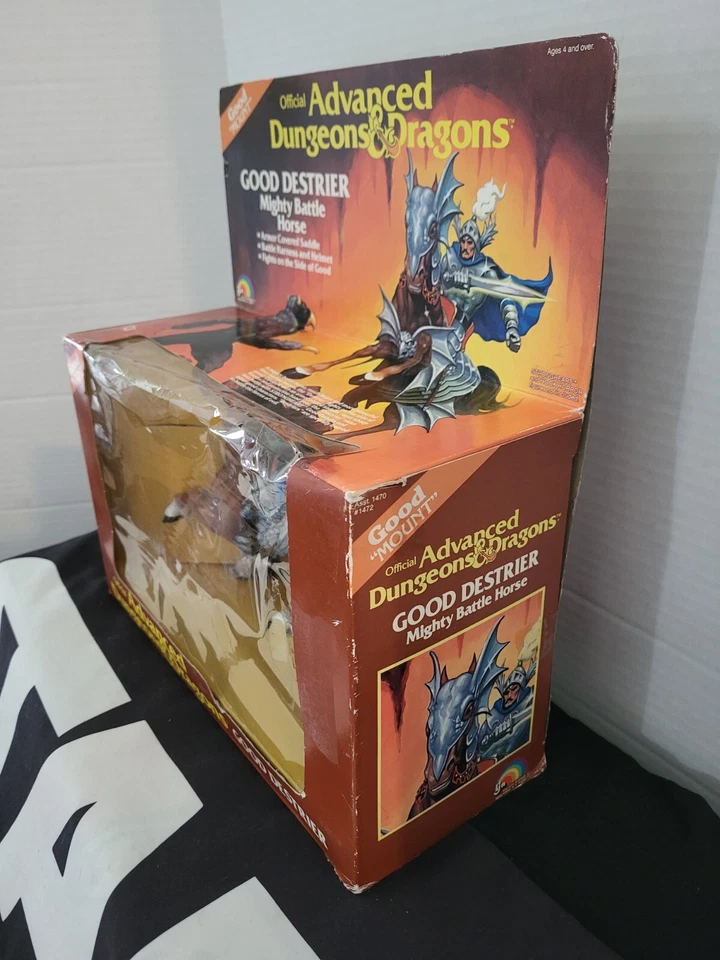 Might Battle Horse Good Destrier 1983 DUNGEONS & DRAGONS LJN 全新未拆封 — 第 4/4 张图片