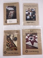 Small Project Quilt Patterns  Lot Of 4