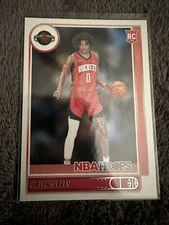 2021-22 Panini NBA Hoops Jalen Green RC Rookie Card #218 Houston Rockets