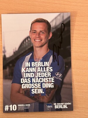 Ondrej Duda Hertha BSC Berlin Autogrammkarte original signiert #S26615