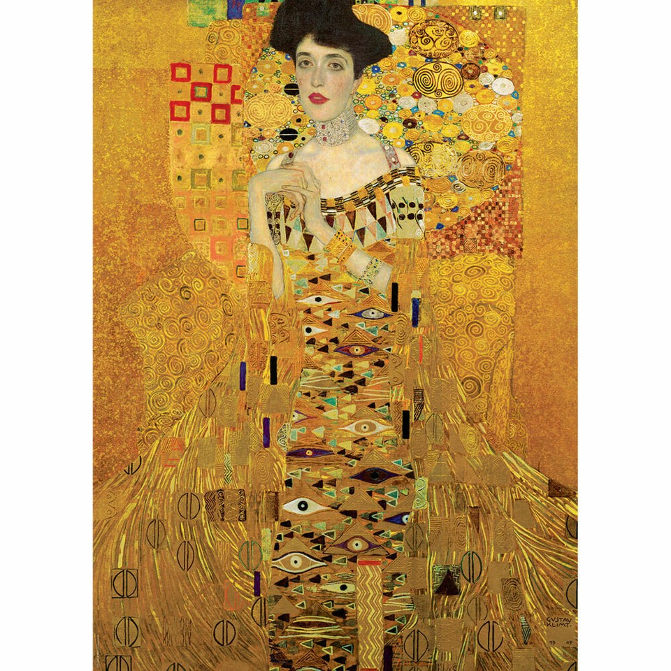 Solve Gustav Klimt, Woman & Poppies Jigsaw Puzzle Online With 308 Pieces
