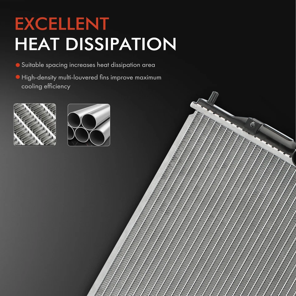 Radiator w/ Transmission Oil Cooler for Honda Ridgeline 2006 2007 2008 V6 3.5L - Imagem 4 de 4