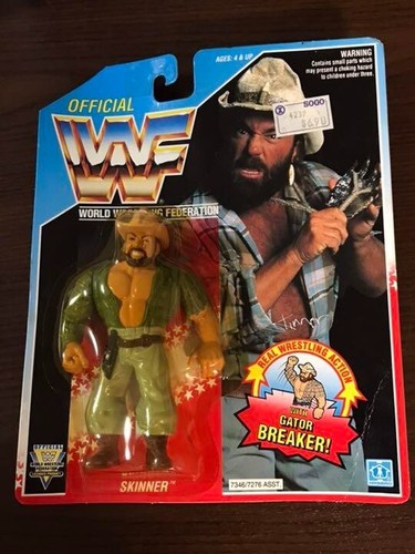 SKINNER WWF Hasbro series 5 US blue card wwe with ...