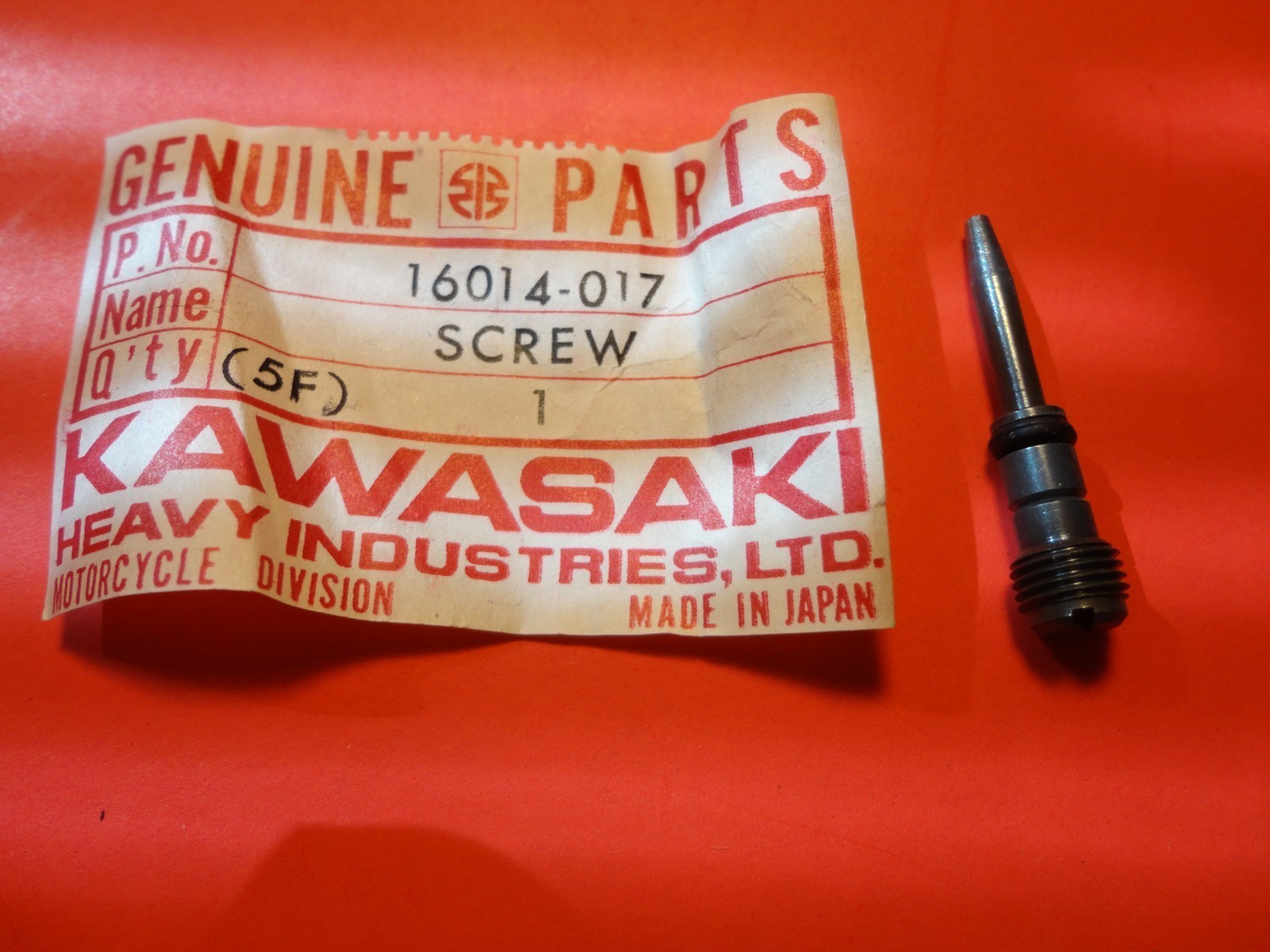 NOS NEW OEM ORIGINAL KAWASAKI KZ900 KZ650 PILOT AIR ADJUSTING SCREW