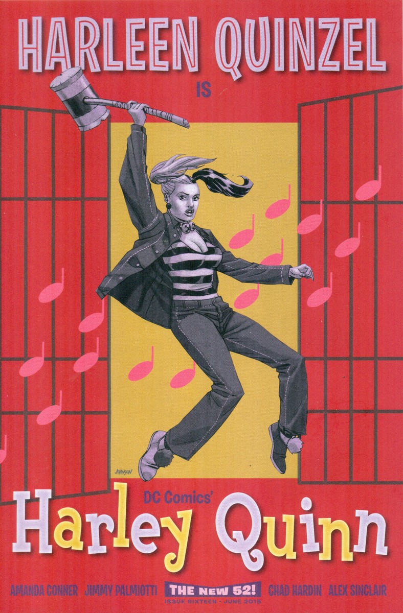 Harley Quinn #16 Conner Jailhouse Rock Movie Poster Homage Variant