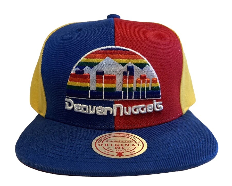 Trucker Hat Denver Nuggets Rainbow Hat Denver Nuggets NBA Mitchell