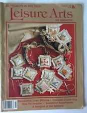 Leisure Arts The Magazine Cross Stitch February 1989