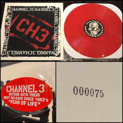CHANNEL 3 LP Red Vinyl #d flyers-Agent Orange T.S.O.L. Adolescents Descendents