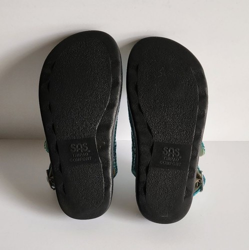 SAS Relaxed Heel Rainbow Teal Women’s Size 6.5W Sandals - Picture 8 of 10