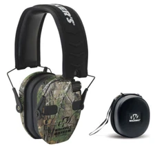 Walker’s Razor Slim Electronic Muff RealTree Xtra with Hearing Protection Case