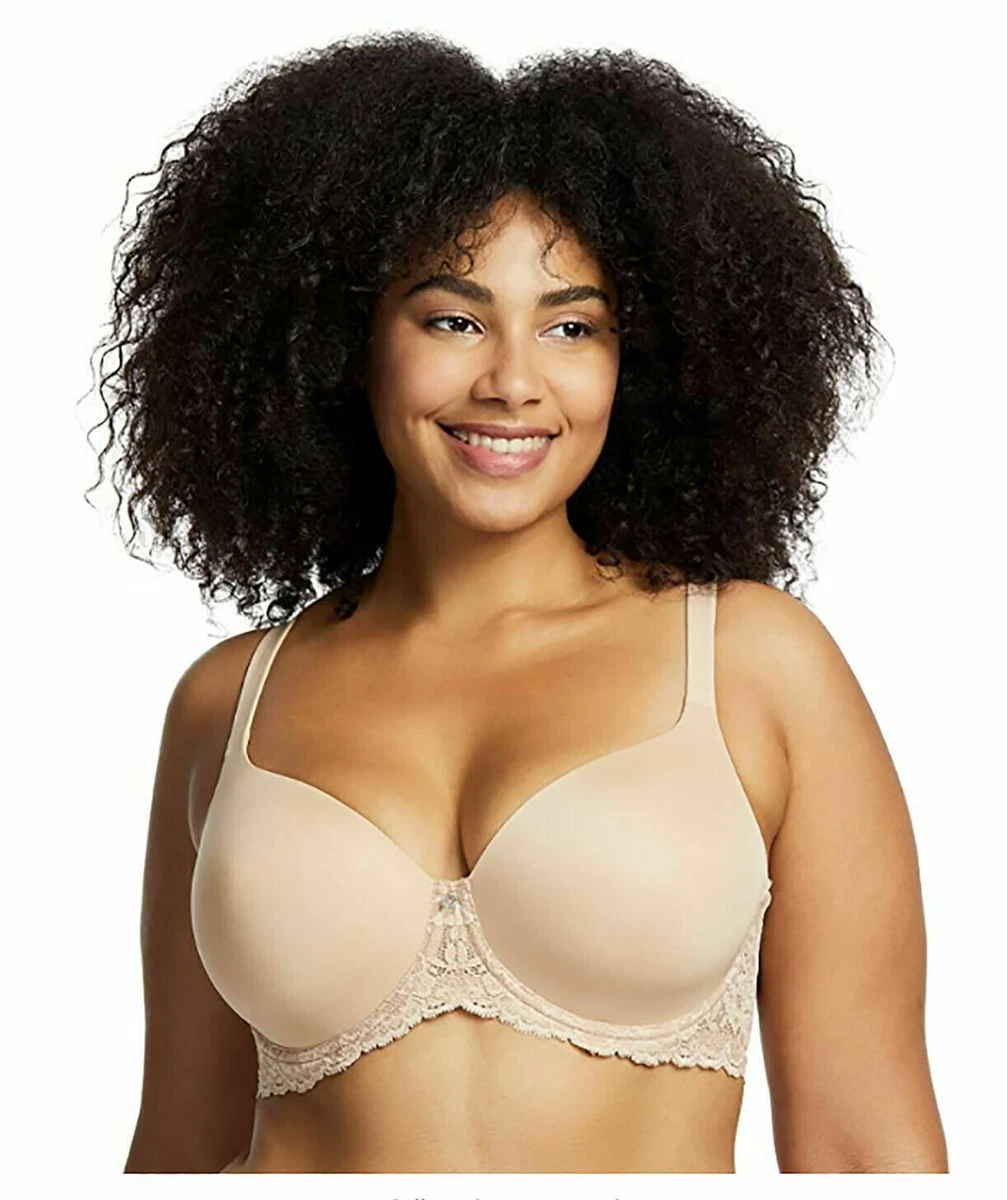 NWT Montelle Pure Plus 9020 Full Coverage Soft Cup Bra 38DD Nude | eBay