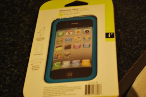 IESSENTIALS IPH4-SC-CL iPhone(R) 4/4S Silicone Skin Case ~FAST SHIP~ Blue - Afbeelding 1 van 2