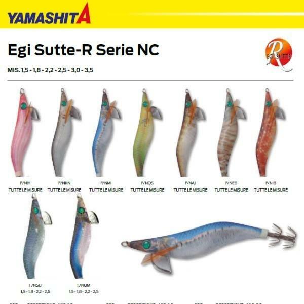YAMASHITA TOTANARA EGI SUTTE-R NC Series 1.5-3, Esca Da Pesca, Unità, Colore EB, 4.5 Cm, 3g - 3