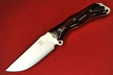 2018 Busse Custom Park Ranger .15" Satin INFI Blade, Full Maple Wood Handle