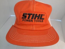 Vintage STIHL K-Brand Trucker Cap Hat Snapback Patch Mesh Back Pristine