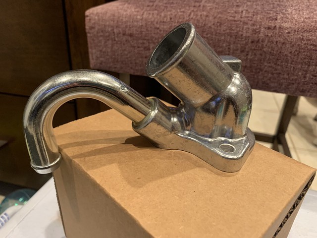 Carcasa De Termostato Cromada Para Oldsmobile 64-76