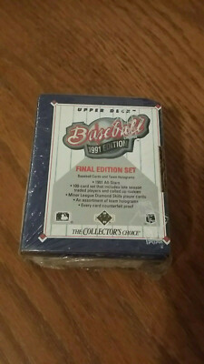 1991 Upper Deck Final Edition Collectors Choice Baseball Card Set (3 BOX LOT)