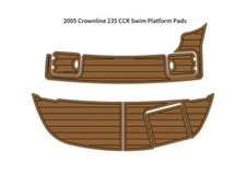 Tappetino tappetino Crownline 235 CCR 2005 piattaforma nuoto barca EVA finta schiuma teak ponte