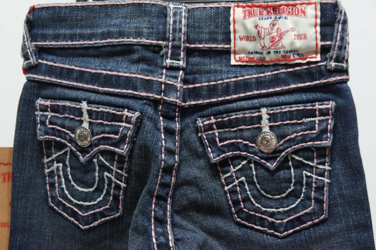 True Religion JULIE SUPER T 紫　白太ステッチ２６ True Religion JULIE SUPER T 紫 白太ステッチ26 - メルカリ