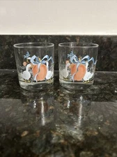 2 Vintage International Marmalade Glasses 8 Oz Goose cherry Apple