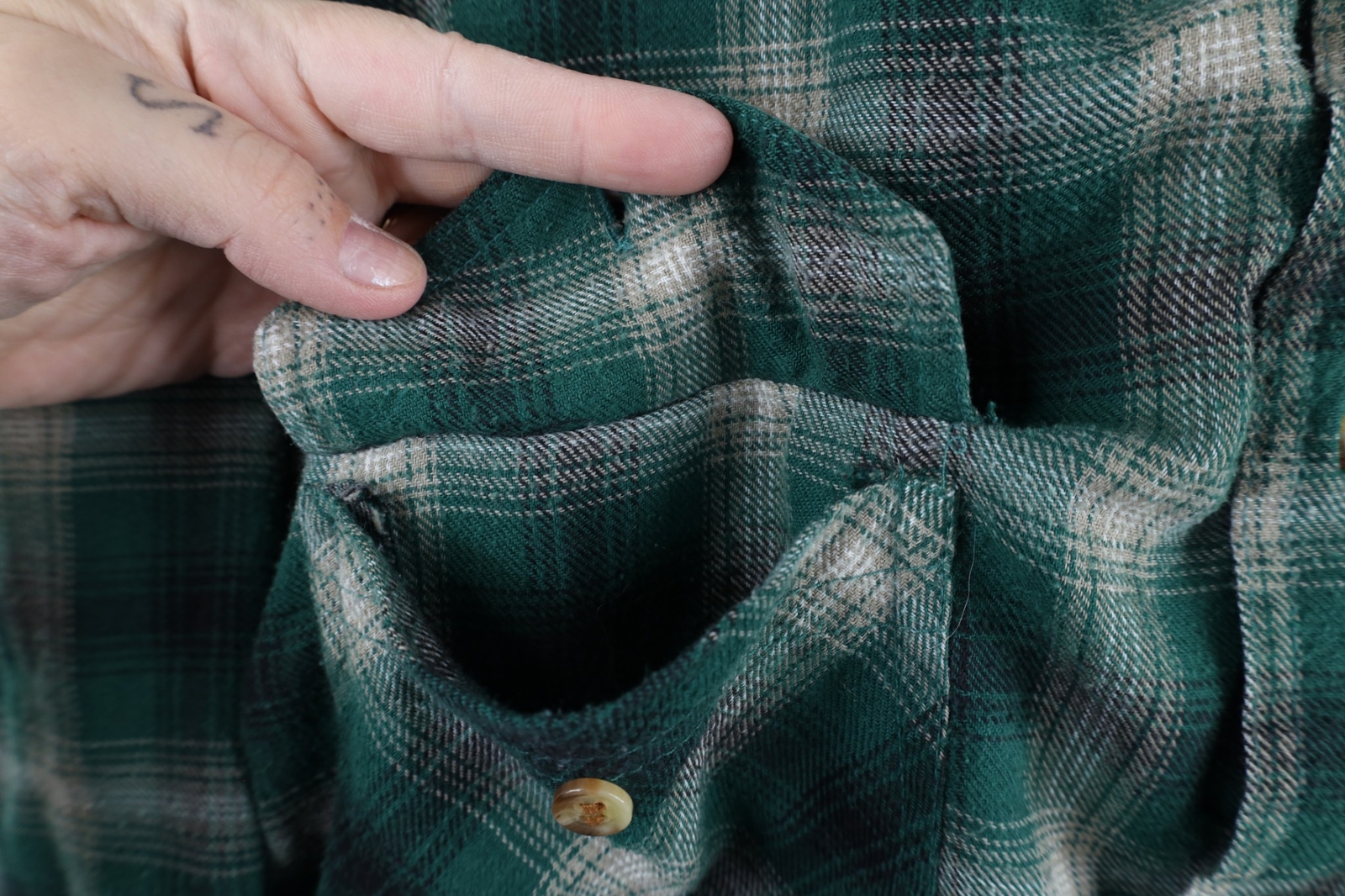 Vintage 90s Streetwear Mens Medium Distressed Thermal Lined Flannel Shirt Jacket