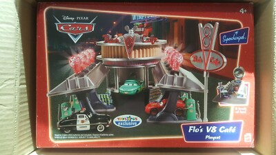 DISNEY PIXAR CARS - Flo's V8 Café Playset | eBay UK