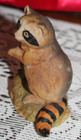 vtg  MCM Ceramic Racoon figurine - standing - mini - 2  3/4 inches tall  #8866 — photo 2