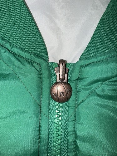 Vintage Boston Celtics USG NBA Store Reversible Bomber Jacket - Sz XXL - Picture 5 of 16
