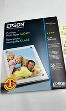 Pack of 20 - Epson OEM Premium Photo Paper GLOSSY 11 x14 Inches