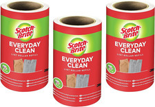 Scotch-Brite Pet Hair Pickup Lint Roller Refill 839RFS-70, 4.0 Inch X 36.2 Feet,