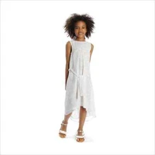 Appaman Kids Willow Printed High-Low Dress Speckle Toddler Girl's Size 4T