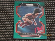 2022 PANINI PRIZM WWE MEIKO SATOMURA GREEN PULSAR PRIZMS SSP 01/25!!!! #116!!!!!