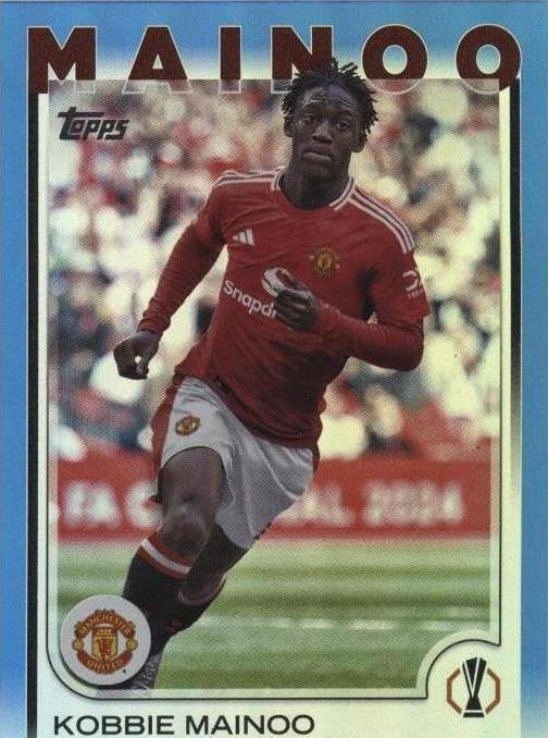 2024-25 Topps Uefa Club Competitions - Kobbie Mainoo #29 Blue