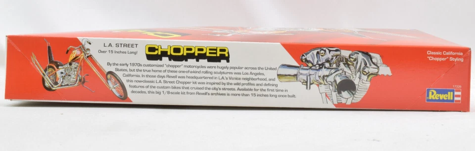 Kit Motocicleta Revell LA Street Chopper Escala 1/8 Plástico Modelo "Chopper" 17326 Foto 3 de 4