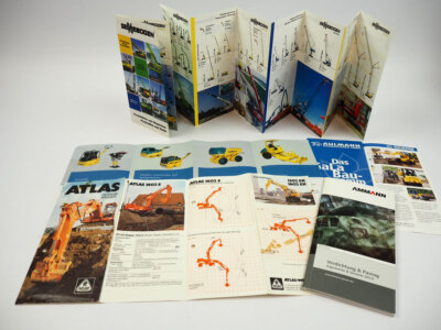 Ammann Ahlmann Sennebogen Atlas Construction Machinery Program 5x Brochure