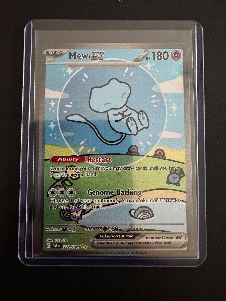 Pokemon Bubble Mew ex 232/091 Paldean Fates Special